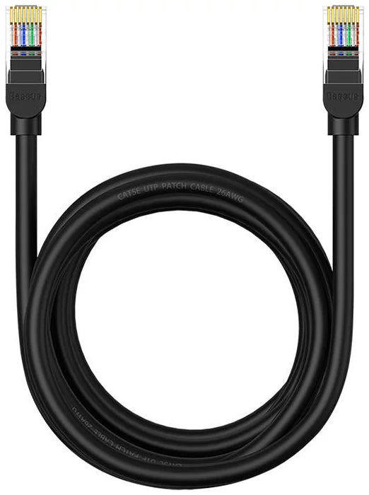 Кабел за мрежа Baseus, UTP, Cat5, 3m, Черен B00133206111-04