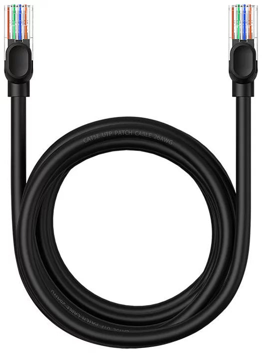 Кабел за мрежа Baseus, UTP, Cat5, 3m, Черен B00133206111-04
