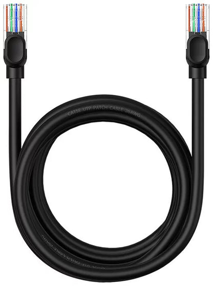 Кабел за мрежа Baseus, UTP, Cat5, 3m, Черен B00133206111-04