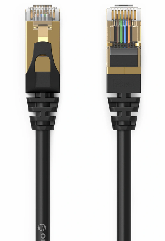 Мрежов кабел Orico PUG-C7, UTP, Cat7, 5м, Черен