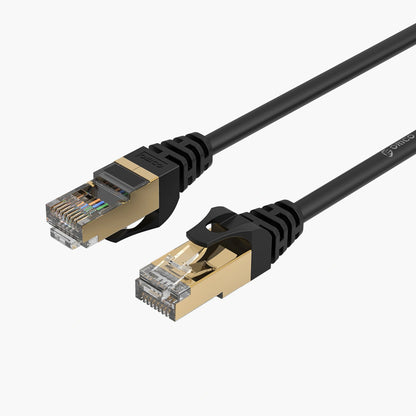 Мрежов кабел Orico PUG-C7, UTP, Cat7, 0.5м, Черен