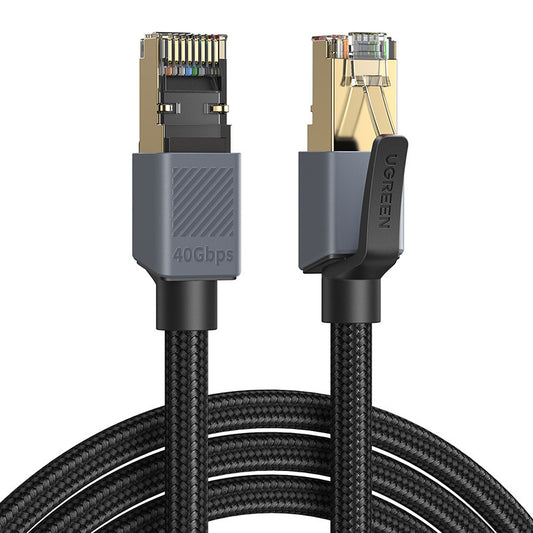 Мрежов кабел UGREEN NW343, UTP, Cat8, 5м, Черен