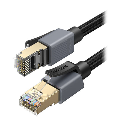 Мрежов кабел UGREEN NW343, UTP, Cat8, 1м, Черен