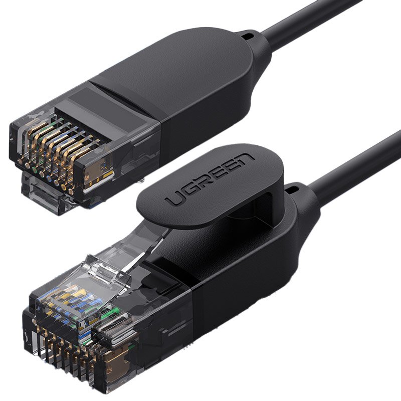 Мрежов кабел UGREEN NW122, UTP, Cat6A, 5m, Черен