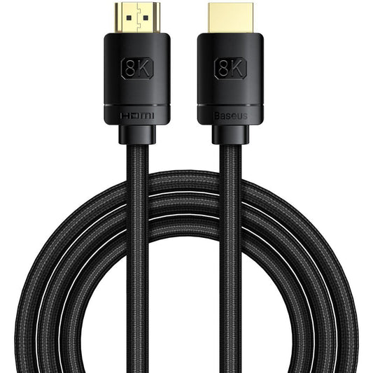 Baseus High Definition Video Cable, HDMI - HDMI, 8K, 2m, Black CAKGQ-K01