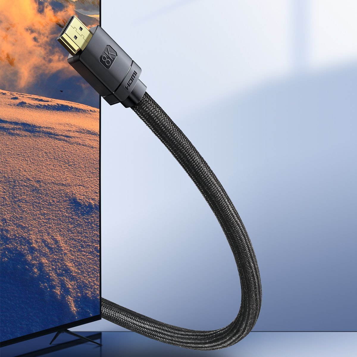 Видео кабел Baseus High Definition, HDMI - HDMI, 8K, 2m, Черен CAKGQ-K01