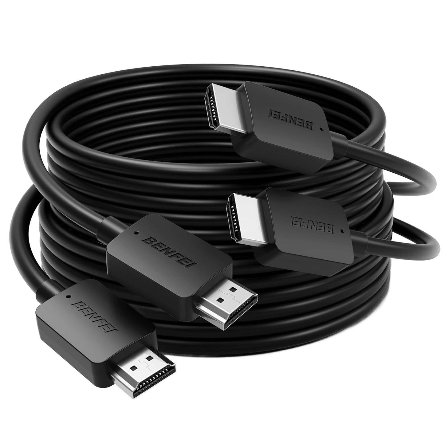 Видео кабел Benfei, HDMI - HDMI, 8K, 1.8м, комплект 2 броя, черен