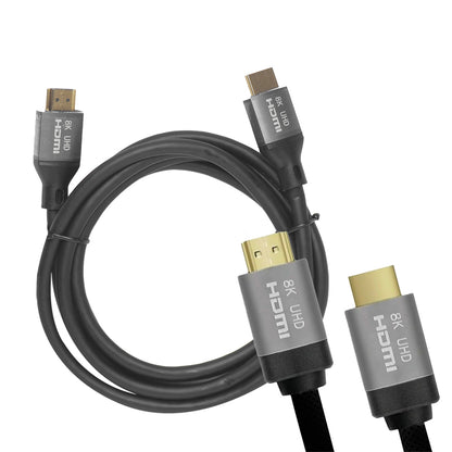 Видео кабел LTC Gold, HDMI - HDMI, 8K, 2м, Черен