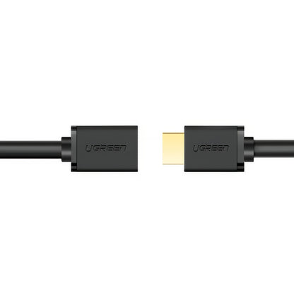 Удължителен видео кабел UGREEN HD107, HDMI - HDMI, 4K, 3m, Черен