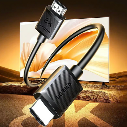Видео кабел UGREEN HD175 (45434), HDMI - HDMI, 8K, 5м, Черен