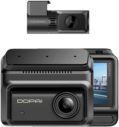Автомобилна камера предна и задна DDPAI Z90 Dual, 4K, 64Gb, Wi-Fi, GPS, Дисплей 3 инча