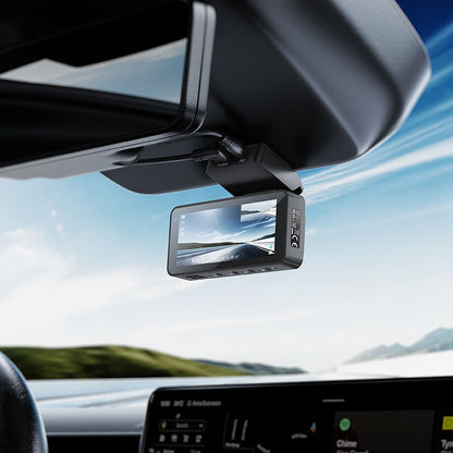 Автомобилна камера предна и задна HOCO DV12, 2K, Wi-Fi, GPS, Дисплей 3.69 инча