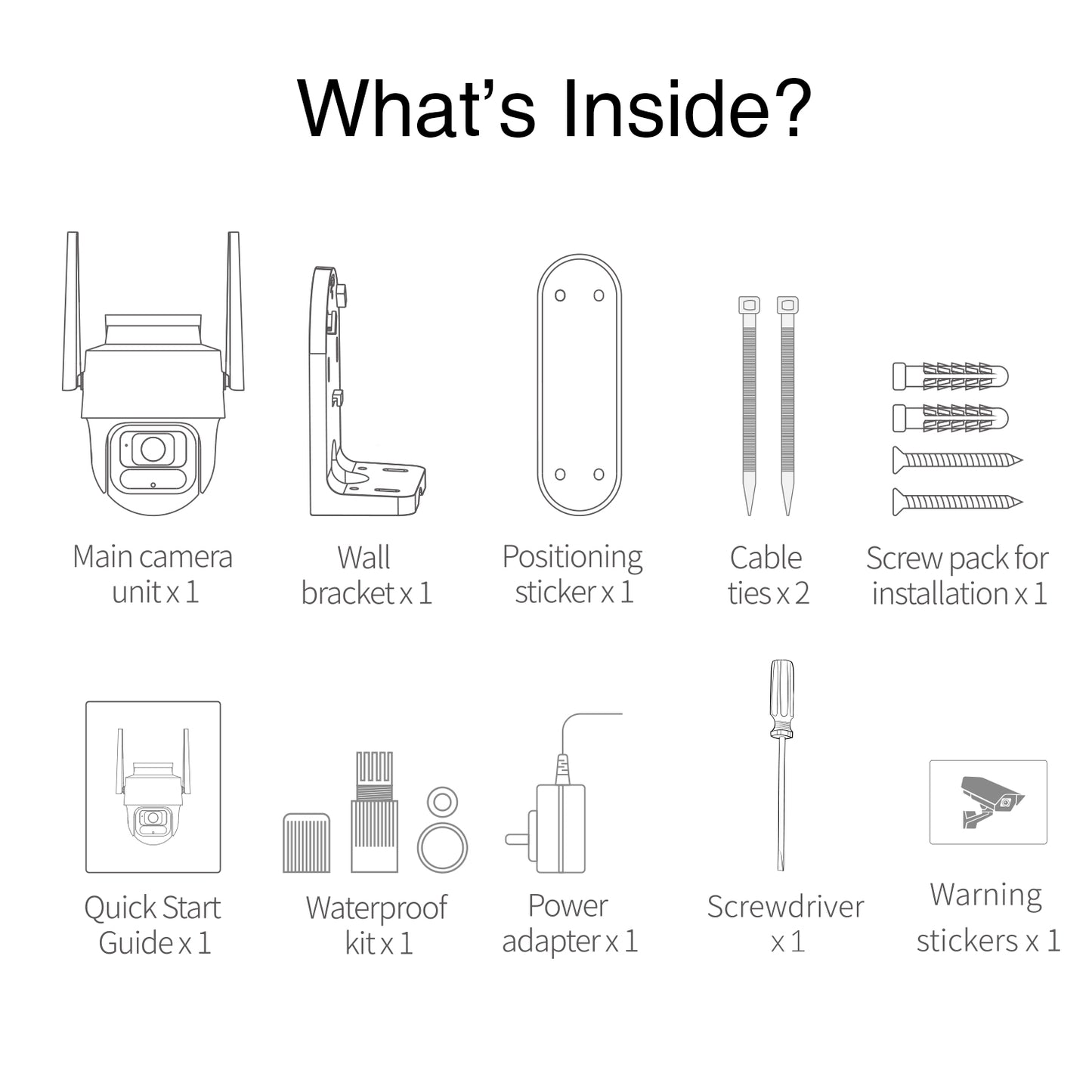 Камера за видеонаблюдение Botslab W311, Wi-Fi, 2K, IP66, външна 