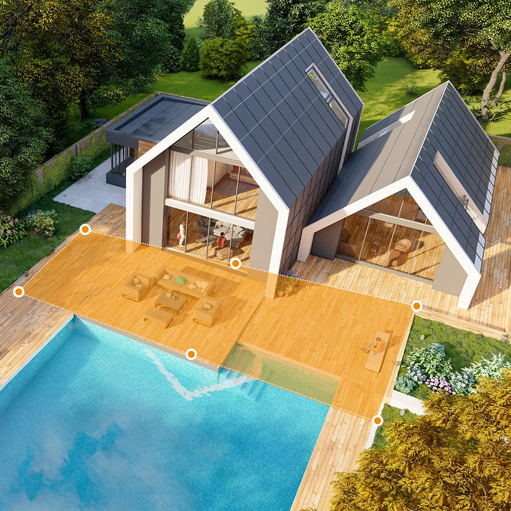 Imou Cruiser Triple Surveillance Camera, Wi-Fi, 3K + 2K, IP65, Outdoor, White IPC-S7UP-11M0WED