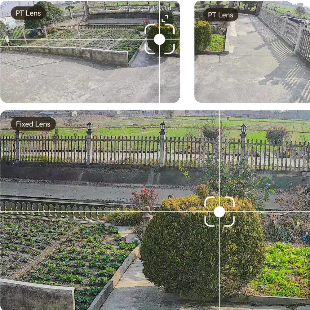 Imou Cruiser Triple Surveillance Camera, Wi-Fi, 3K + 2K, IP65, Outdoor, White IPC-S7UP-11M0WED