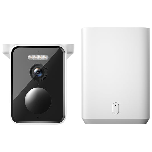 Комплект охранителна камера Xiaomi BW400 Pro, Wi-Fi, 2.5K, соларен панел, външна BHR77447GL