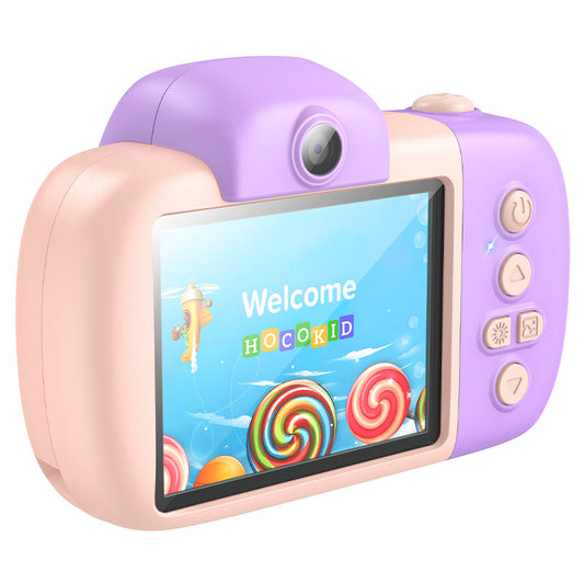 Цифрова камера HOCO DV201 Kids, 1080P, 2MP, Розова