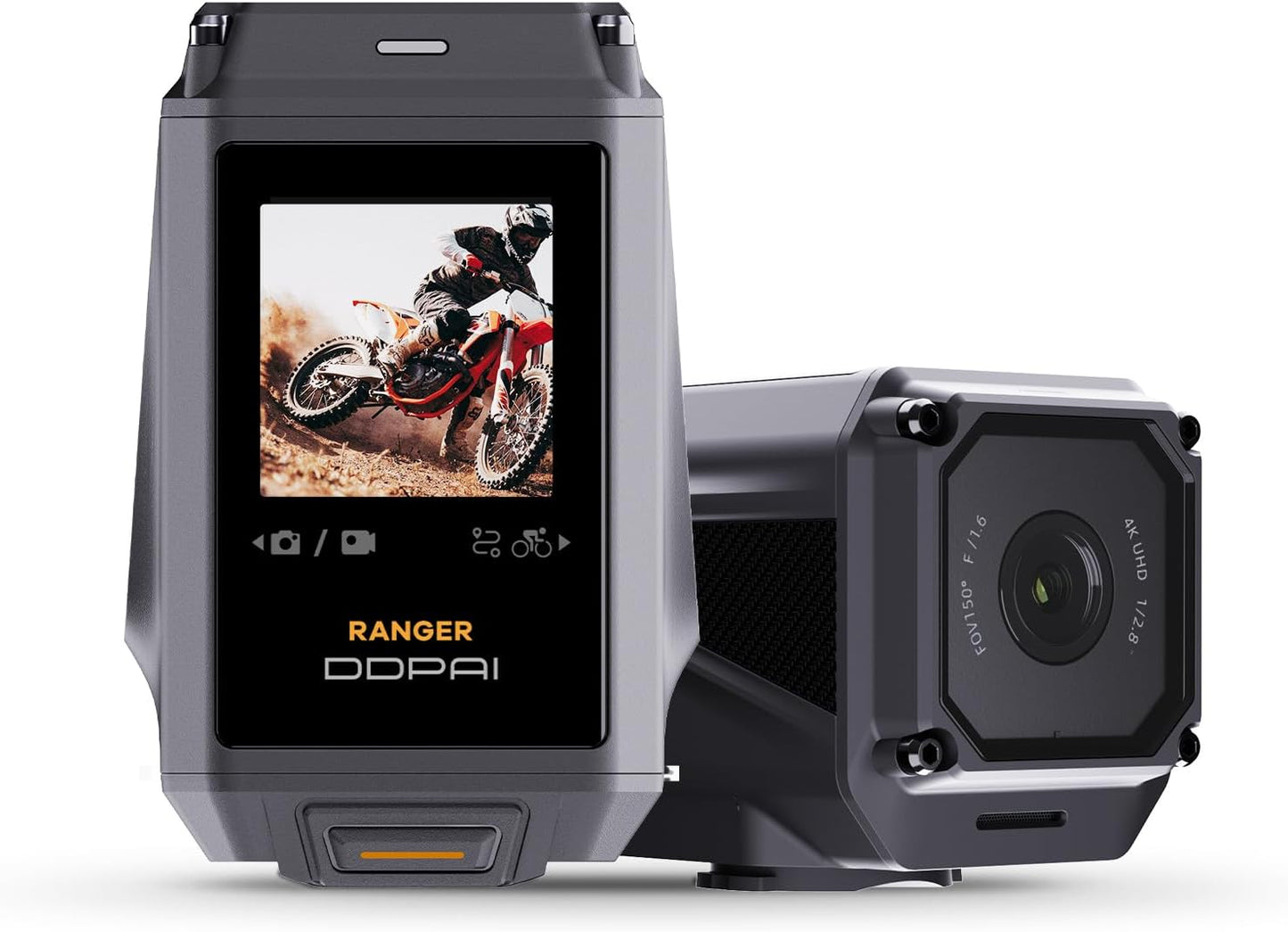 Moto DDPAI Ranger камера, 4K, Wi-Fi, 1,3-инчов дисплей 