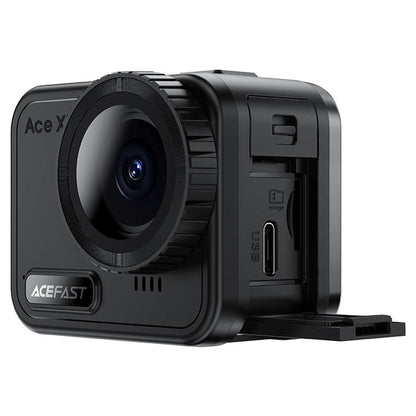 Спортна камера Acefast X1, 4K, Wi-Fi, Черна