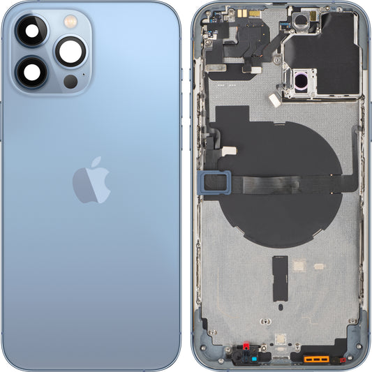 Капак за батерията на Apple iPhone 13 Pro Max, със среден калъф, син (Sierra Blue), Swap