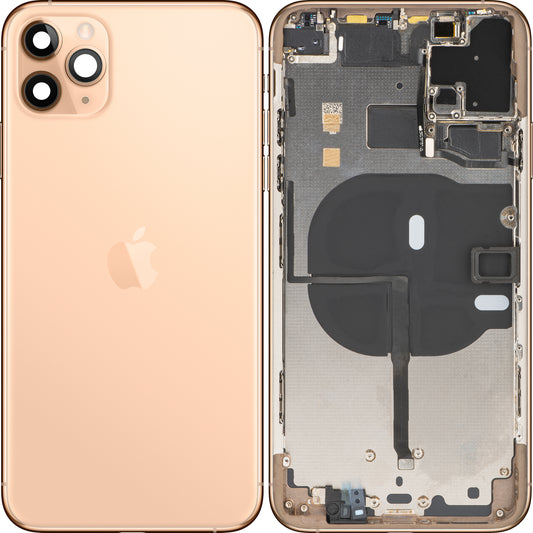 Капак за батерията на Apple iPhone 11 Pro Max, с половин калъф, златист, за размяна 