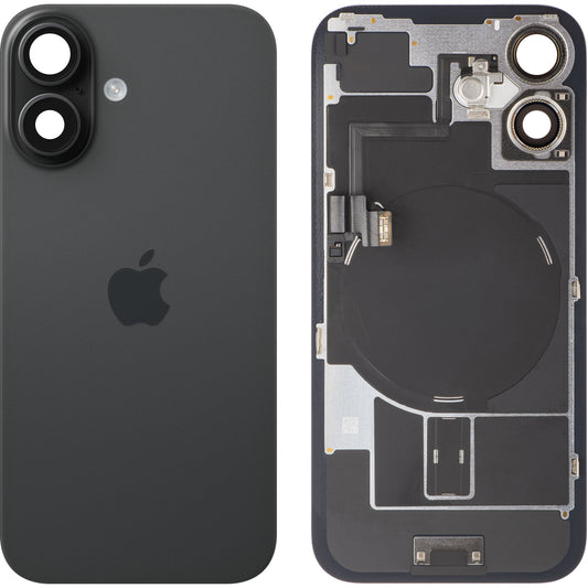 Капак на батерията Apple iPhone 16, Черен, Swap