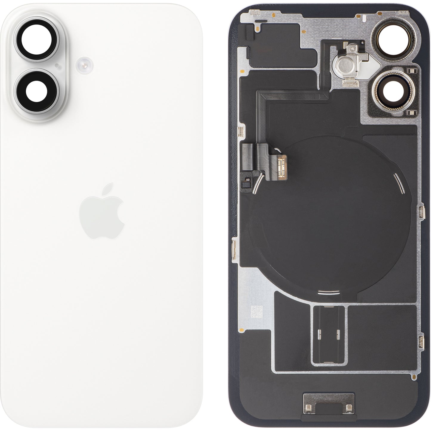 Капак на батерията Apple iPhone 16, Бял, Swap