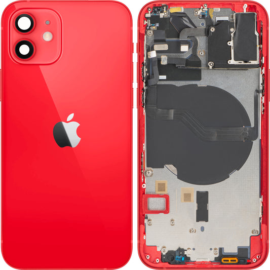 Капак на батерията Apple iPhone 12, със средна корпусна рамка, червен, Swap