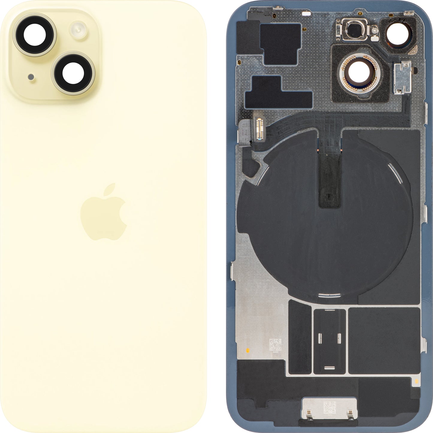 Капак на батерията Apple iPhone 15, Жълт, Swap