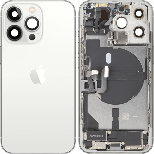Капак на батерията Apple iPhone 13 Pro, със средна корпусна част, пълен комплект, сребрист, Swap