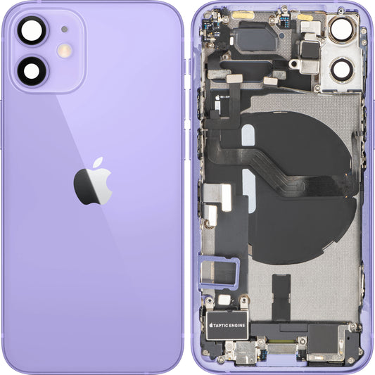 Капак на батерията Apple iPhone 12 mini, със средна корпусна част, пълен комплект, лилав, Swap