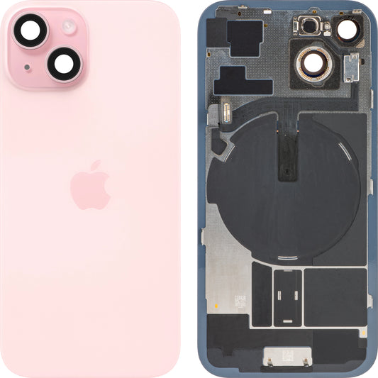 Капак на батерията Apple iPhone 15, Розов, Swap