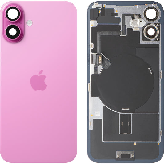 Капак за батерия Apple iPhone 16 Plus, розов, Swap