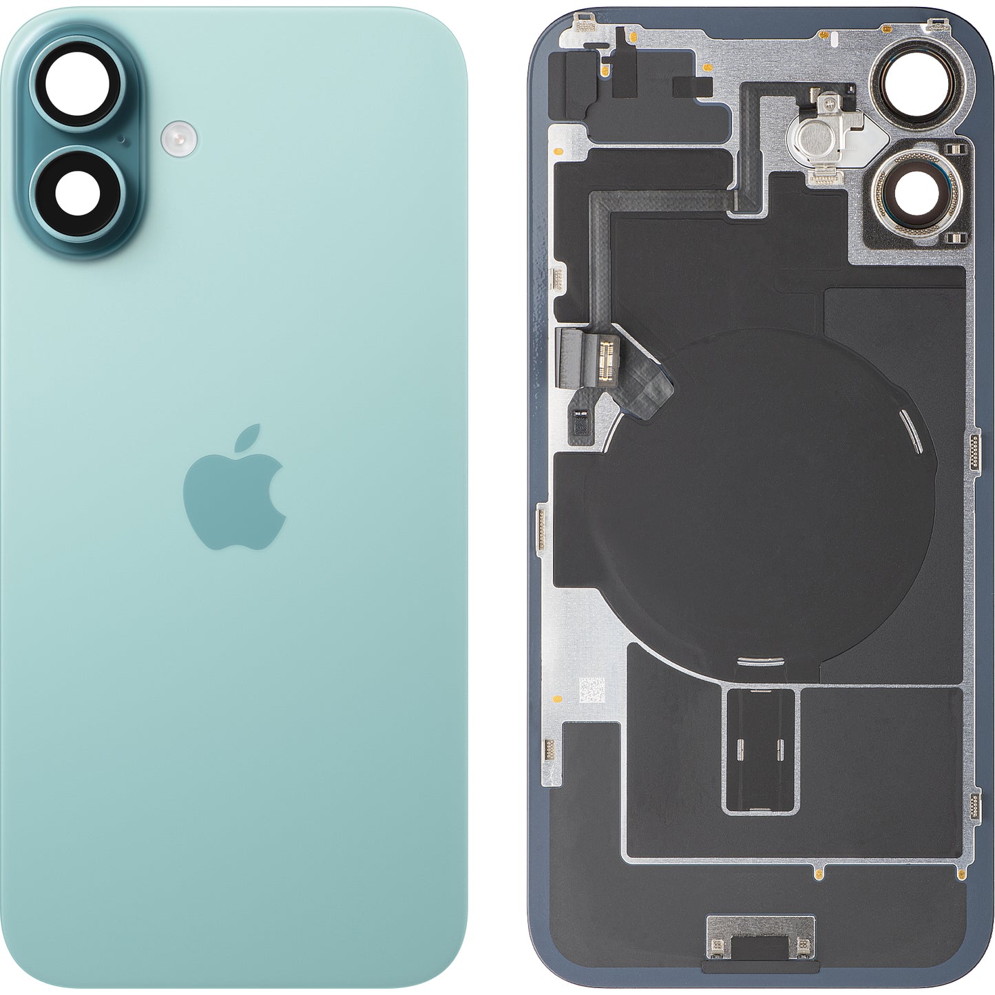 Капак за батерия Apple iPhone 16 Plus, Зелен (Teal), Swap