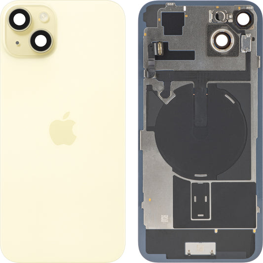 Капак за батерия Apple iPhone 15 Plus, Жълт, Swap