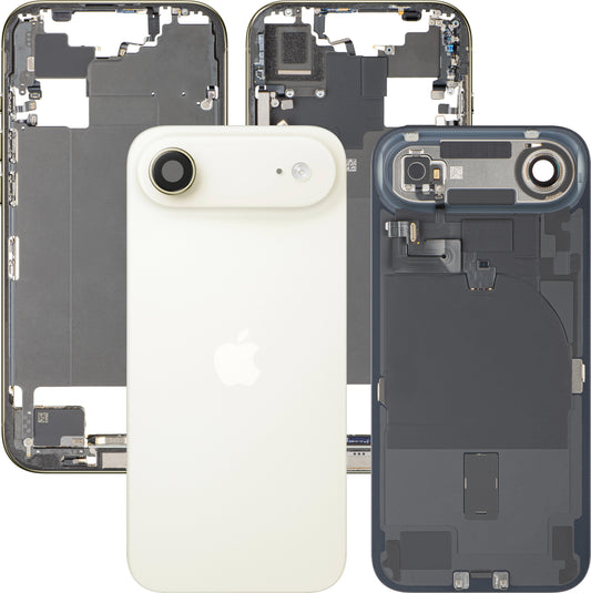 Капак за батерия Apple iPhone 17 Air, с междинен корпус, пълни части, златист (Light Gold), Swap Premium