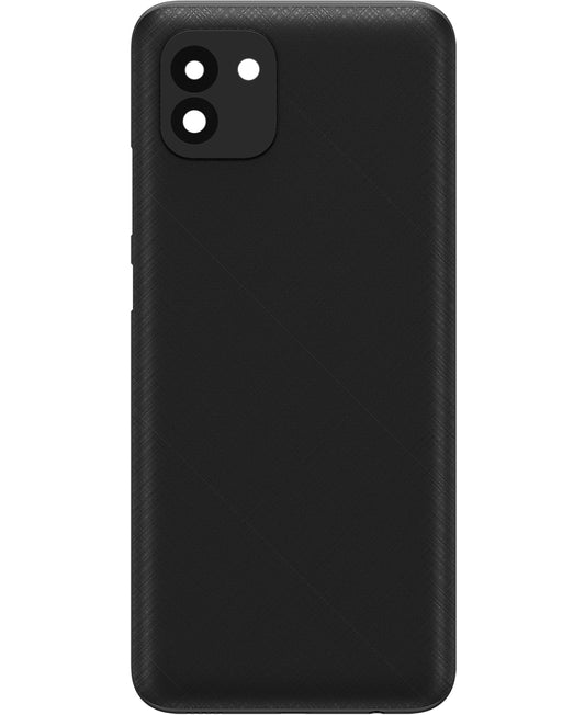 Капак за батерия съвместим със Samsung Galaxy A03 A035, версия F, черен