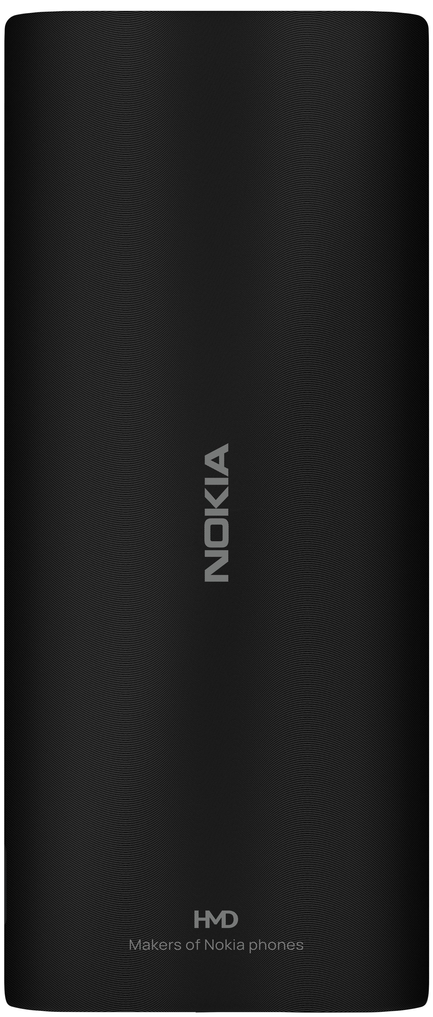 Капак за батерия за HMD 105 / Nokia 105 (2024), черен