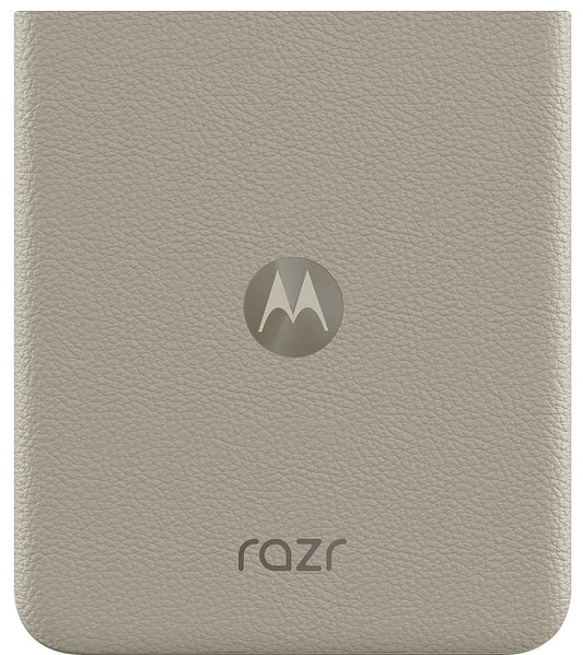 Капак на батерията Motorola Razr 2024 / Razr 50, Крем (Пемза), Сервизен пакет SL98E12657