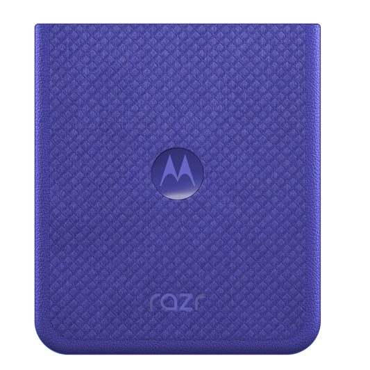 Капак на батерията Motorola Razr Ultra 2026 / Razr 70 Ultra, Виолетов (Pantone Orient Blue), Сервизен пакет SL98E96499
