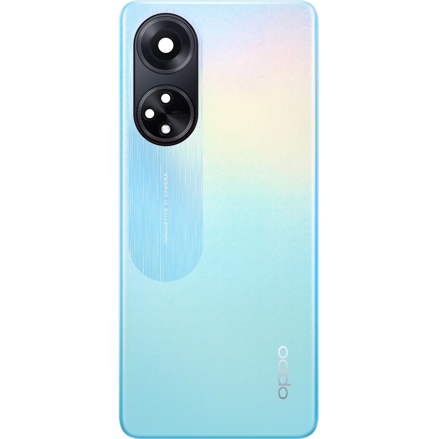 Капак на батерията Oppo A98, син (Dreamy Blue), сервизен пакет 621033000044 