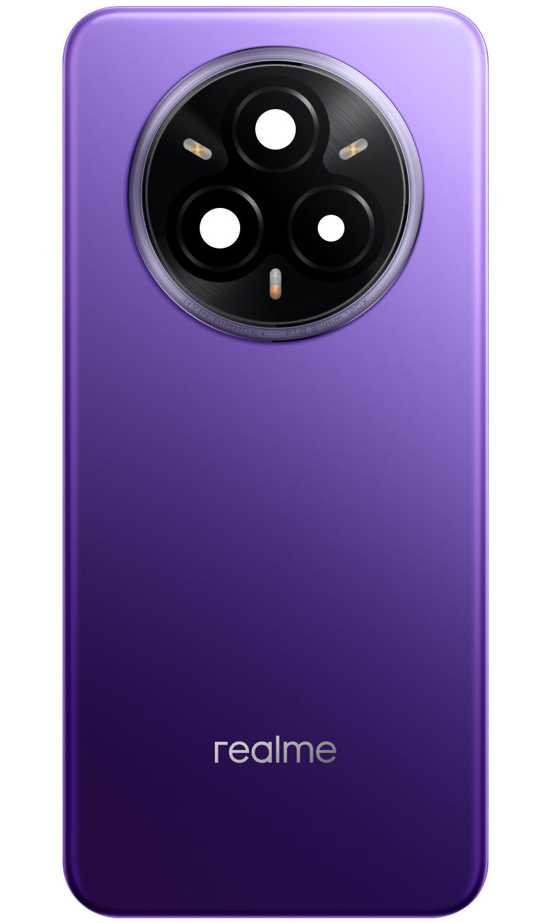 Капак на батерията Realme 14 Pro+, Лилав (Bikaner Purple), Сервизен пакет 621033000453