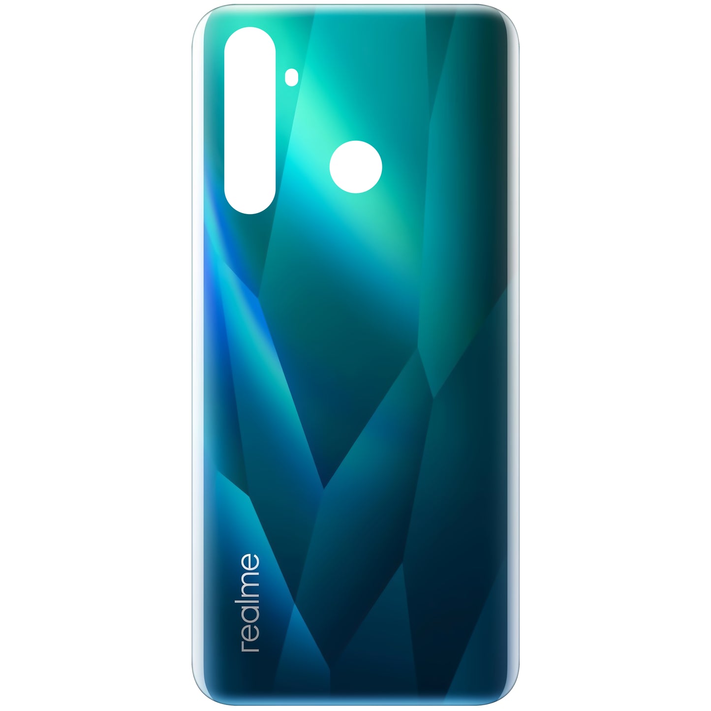 Калъф за батерия Realme 5 Pro, син (Crystal Blue), сервизен пакет 3016237