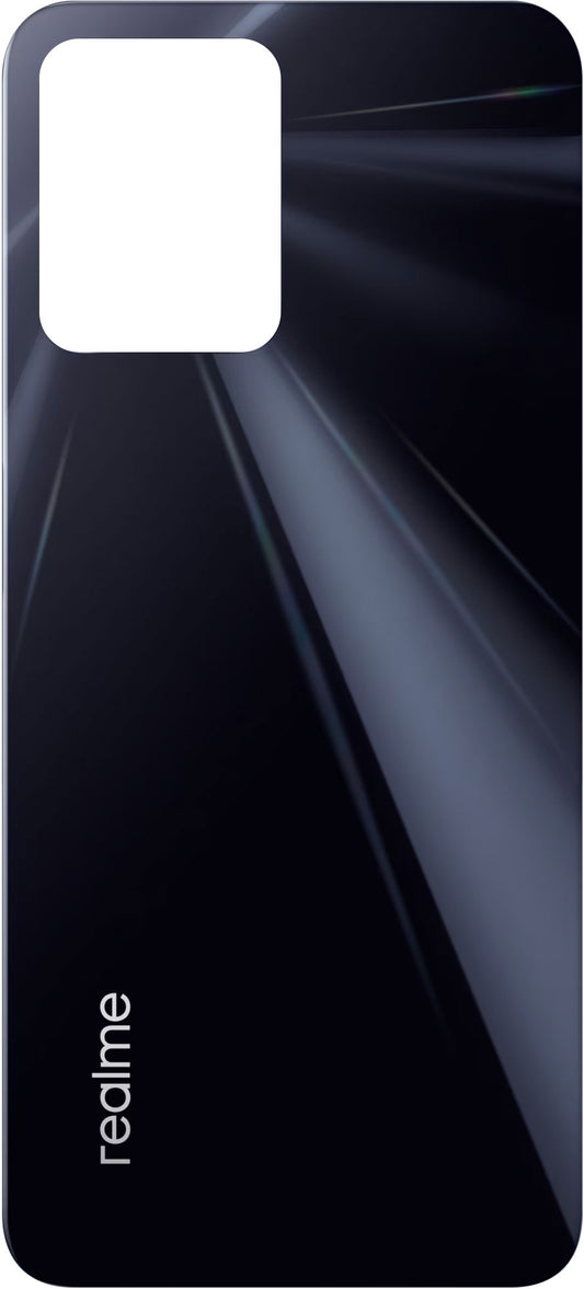 Капак на батерията Realme C35, Черен (Glowing Black), Сервизен пакет 4710671