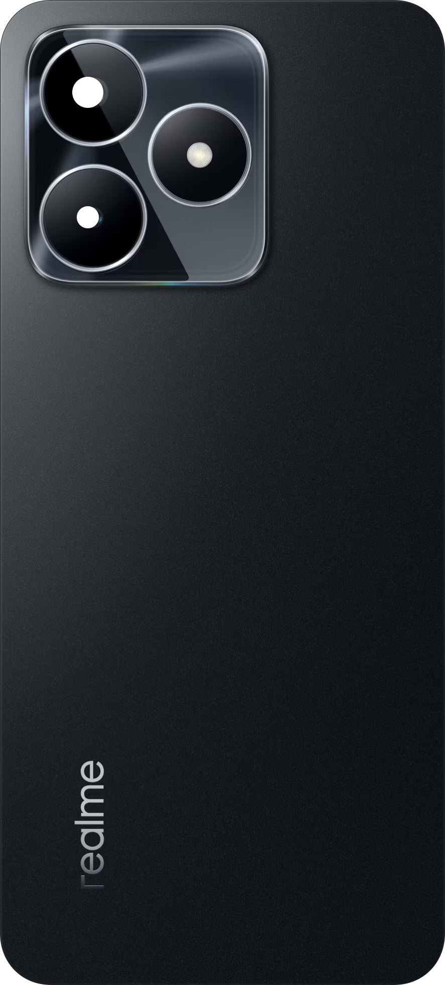 Капак на батерията Realme C53, Черен (Mighty Black), Сервизен пакет 621033000056