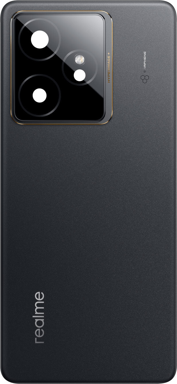 Капак на батерията Realme GT 7, Черен (IceSense Black), Сервизен пакет 621033000618