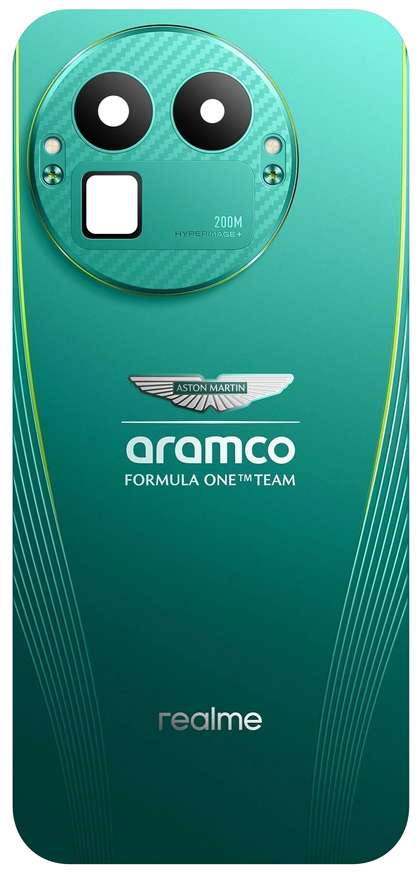 Капак на батерията Realme GT 8 Pro, Зелен (Aston Martin Green), Service Pack 621033000794