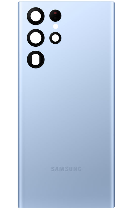 Капак на батерията Samsung Galaxy S22 Ultra 5G S908, Син (Sky Blue), Service Pack GH82-27457G