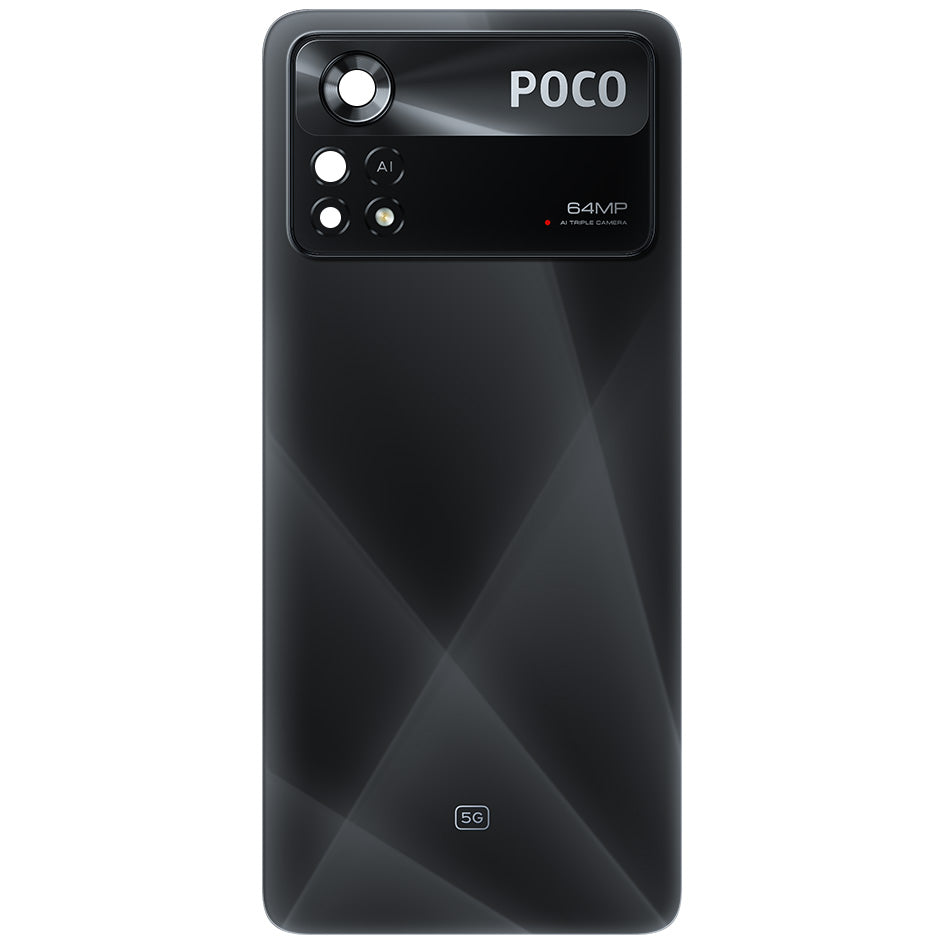Капак на батерията Xiaomi Poco X4 Pro 5G, Черен (Laser Black), Service Pack 5600050K6P00