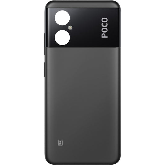 Капак на батерията Xiaomi Poco Poco M4 5G, черен (Power Black), сервизен пакет 55050001SH9 